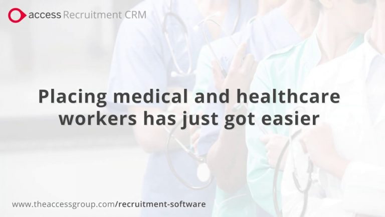 Placing medical and healthcare workers has just got easier