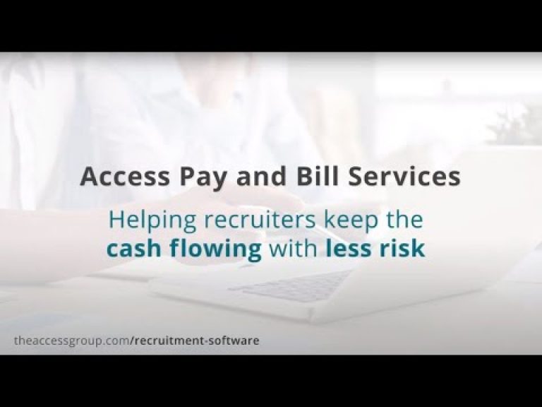 Welcome to Access Pay and Bill Services