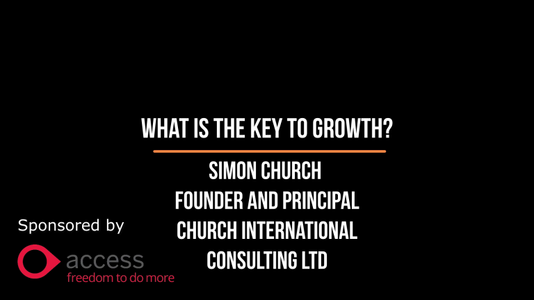Short and Sweet with The Global Recruiter: Simon Church, Founder and Principal, Church International Consulting Ltd on what is the key to growth?