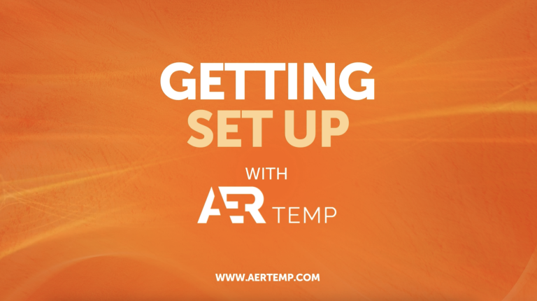 Registering your Account with AER Temp