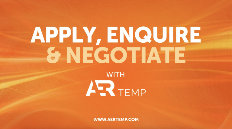 Applying, Enquiring & Negotiating with AER Temp