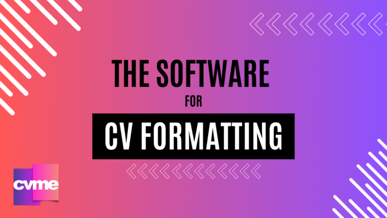 CV Formatting made easy: cvme