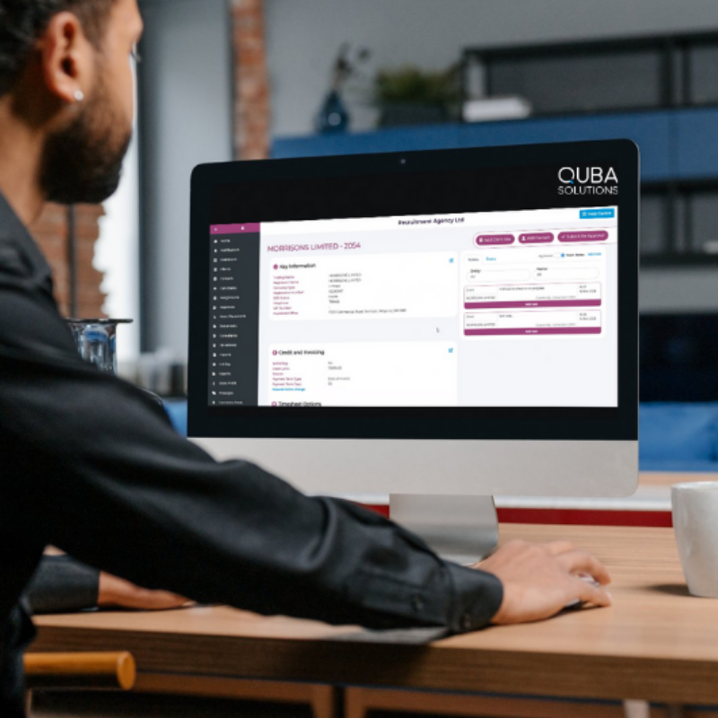 QUBA CRM feature for DynamiQ platform