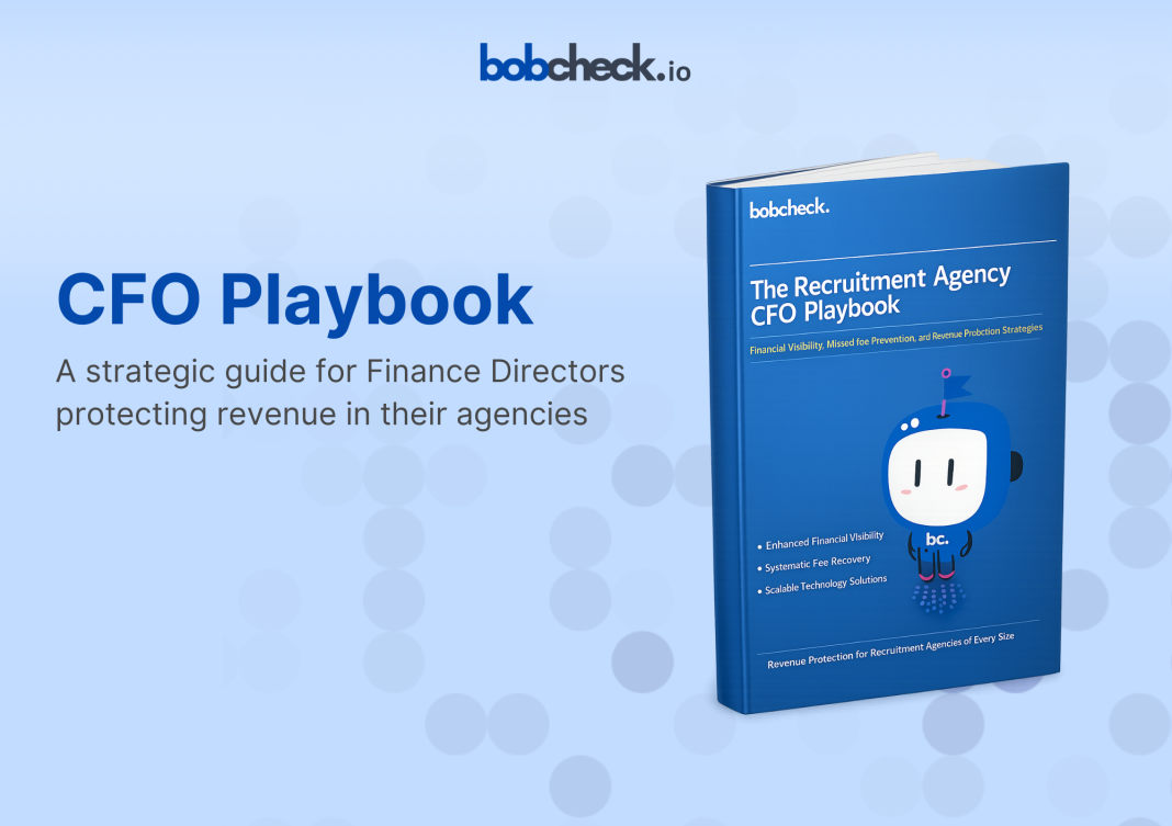 A mock up image of the bobcheck CFO playbook