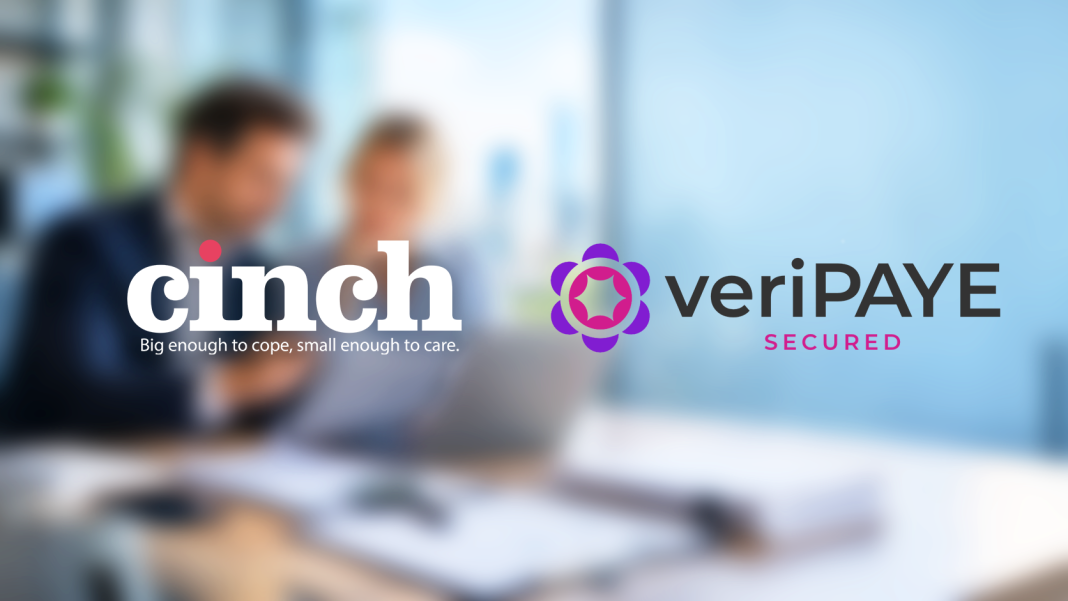 Cinch partnership with VeriPAYE